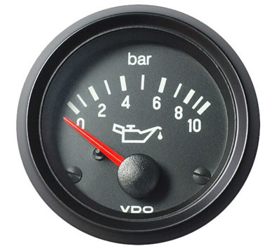 Engine oil pressure gauges 10Bar